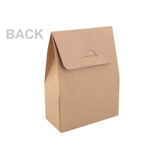 Geschenkbox aus papier mit fenster - Naturbraun (10 Stücke) Geschenkbox aus papier mit fenster - Naturbraun (10 Stücke)