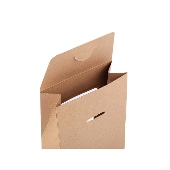Geschenkbox aus papier mit fenster - Naturbraun (10 Stücke) Geschenkbox aus papier mit fenster - Naturbraun (10 Stücke)