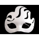 Carnival / masquerade eye mask - for diy - White (1 Piece) Carnival / masquerade eye mask - for diy - White (1 Piece)