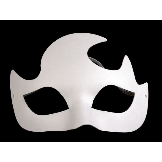 Carnival / masquerade eye mask - for diy - White (1 Piece) Carnival / masquerade eye mask - for diy - White (1 Piece)