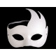 Carnival / masquerade eye mask - for diy - White (1 Piece) Carnival / masquerade eye mask - for diy - White (1 Piece)