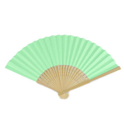Abanico de papel para manualidades 21x36 cm - Menta (1 Pieza)