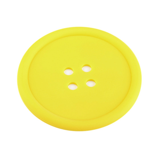 Cup coaster silicone button ø9 cm - Light green (40 Pieces) Cup coaster silicone button ø9 cm - Light green (40 Pieces)