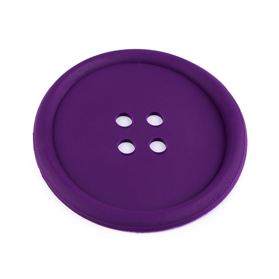Cup coaster silicone button ø9 cm - Light green (40 Pieces) Cup coaster silicone button ø9 cm - Light green (40 Pieces)