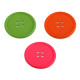 Cup coaster silicone button ø9 cm - Light green (40 Pieces) Cup coaster silicone button ø9 cm - Light green (40 Pieces)