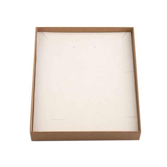 Pudełko z okienkiem wyściełane 16x19,5 cm - Naturalny brąz (5 Sztuki) Pudełko z okienkiem wyściełane 16x19,5 cm - Naturalny brąz (5 Sztuki)