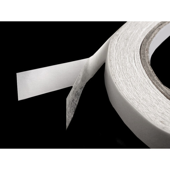 Double-sided tape width 8 mm, 10 mm, 12 mm - Transparent (25 Pieces) Double-sided tape width 8 mm, 10 mm, 12 mm - Transparent (25 Pieces)