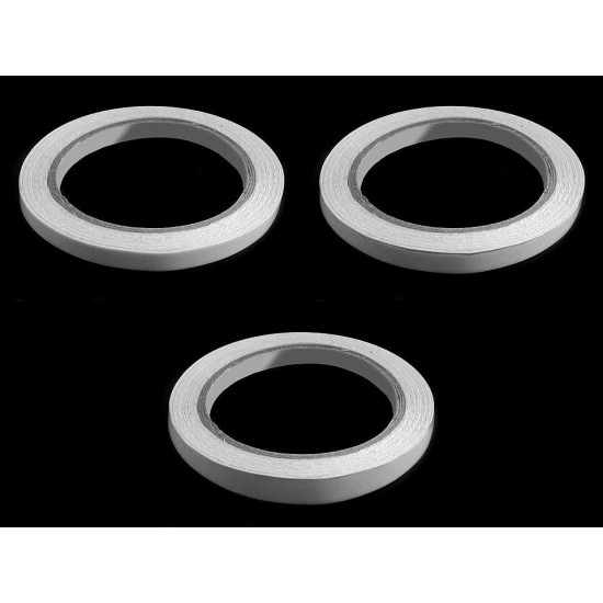 Double-sided tape width 8 mm, 10 mm, 12 mm - Transparent (25 Pieces) Double-sided tape width 8 mm, 10 mm, 12 mm - Transparent (25 Pieces)