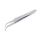 Pęseta metalowa długość 11,5 cm zagięta - Nikiel (1 Sztuka) Pęseta metalowa długość 11,5 cm zagięta - Nikiel (1 Sztuka)