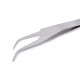 Pęseta metalowa długość 11,5 cm zagięta - Nikiel (1 Sztuka) Pęseta metalowa długość 11,5 cm zagięta - Nikiel (1 Sztuka)
