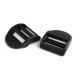 Ajustador de correa de plástico, ancho 26 mm - Negro (4 Piezas) Ajustador de correa de plástico, ancho 26 mm - Negro (4 Piezas)