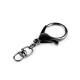 Karabińczyk metalowy z krętlikiem 24x55 mm - Nikiel (2 Sztuki)
