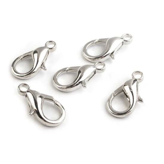 Karabińczyk metalowy 2,5 mm - Złoty żółty (5 Sztuki)