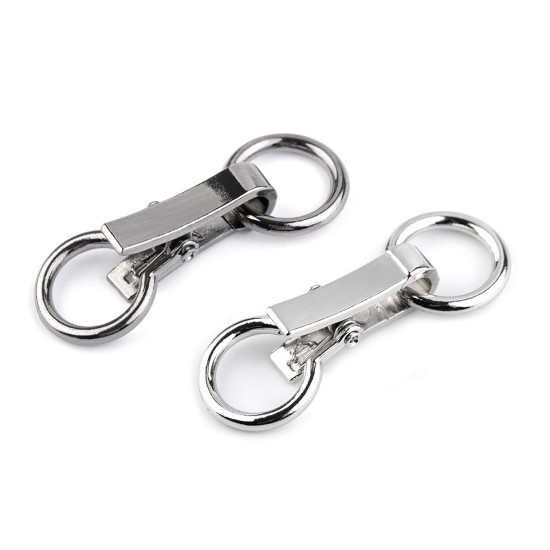 Decorative buckle closure clasp 21x60 mm - Black varnish (10 Pairs) Decorative buckle closure clasp 21x60 mm - Black varnish (10 Pairs)