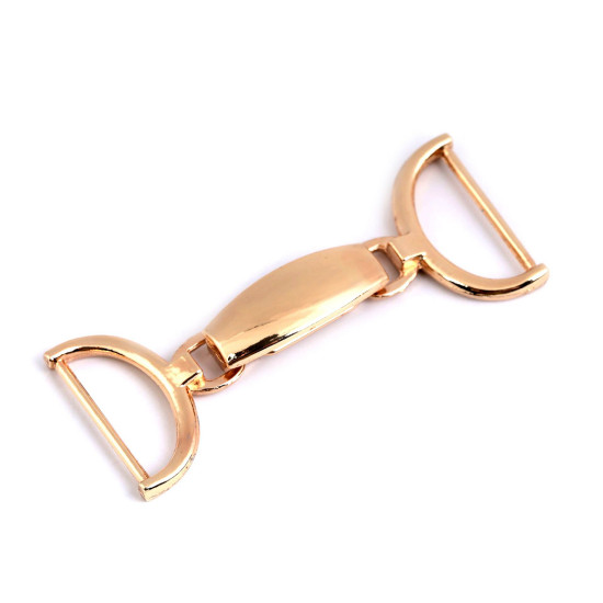 Decorative buckle closure clasp, pulling hole 25 mm - Nickel (10 Pairs) Decorative buckle closure clasp, pulling hole 25 mm - Nickel (10 Pairs)