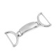 Decorative buckle closure clasp, pulling hole 25 mm - Nickel (10 Pairs) Decorative buckle closure clasp, pulling hole 25 mm - Nickel (10 Pairs)