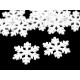 Fiocco di neve, in legno - Bianco (20 Pezzi) Fiocco di neve, in legno - Bianco (20 Pezzi)