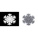 Fiocco di neve, in legno - Bianco (20 Pezzi) Fiocco di neve, in legno - Bianco (20 Pezzi)