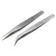 Pęseta metalowa prosta, zagięta długość 12,5 cm - Nikiel (30 Sztuki) Pęseta metalowa prosta, zagięta długość 12,5 cm - Nikiel (30 Sztuki)