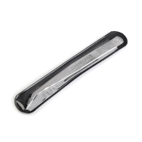 Pęseta metalowa prosta, zagięta długość 12,5 cm - Nikiel (30 Sztuki) Pęseta metalowa prosta, zagięta długość 12,5 cm - Nikiel (30 Sztuki)