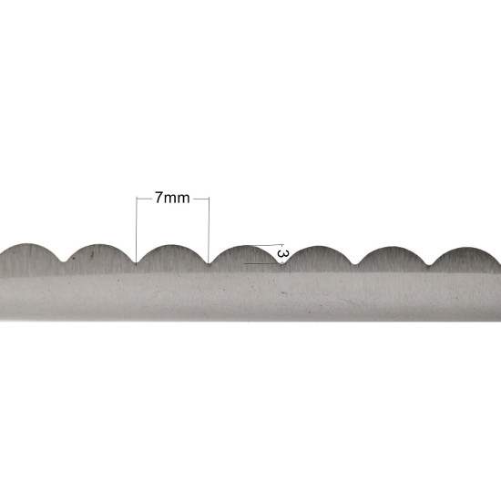 Nożyczki zygzak długość 23 cm łuki - Czarny (3 Sztuki) Nożyczki zygzak długość 23 cm łuki - Czarny (3 Sztuki)