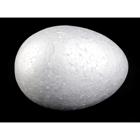 Jajko styropianowe 14x20 cm - White (20 Sztuki)