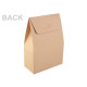 Paper bag with see-through window - Natural brown (10 Pieces) Paper bag with see-through window - Natural brown (10 Pieces)