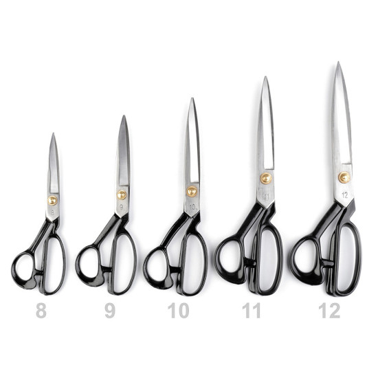 Tailor's shears, length 21.5 cm - Black (3 Pieces) Tailor's shears, length 21.5 cm - Black (3 Pieces)