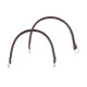 Anses de sac à main en éco-cuir, longueur 48-50 cm - Noir (4 Pièces) Anses de sac à main en éco-cuir, longueur 48-50 cm - Noir (4 Pièces)