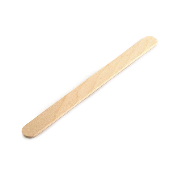 Wooden crafting spatula / natural sticks 0.9x11.4 cm small - Ivory (3000 Pieces)