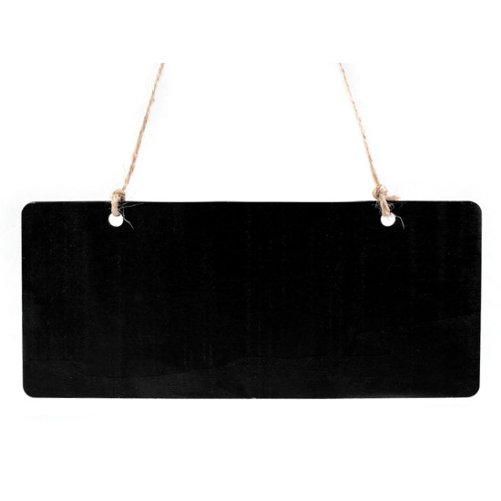 Ardoise avec cordon - Noir (10 Pièces) Ardoise avec cordon - Noir (10 Pièces)