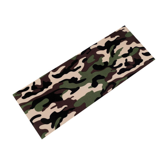 Camouflage iron-on patches 17x43 cm - Natural medium (20 Pieces)