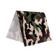 Camouflage iron-on patches 17x43 cm - Natural medium (20 Pieces)
