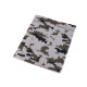 Camouflage iron-on patches 17x43 cm - Natural medium (20 Pieces)