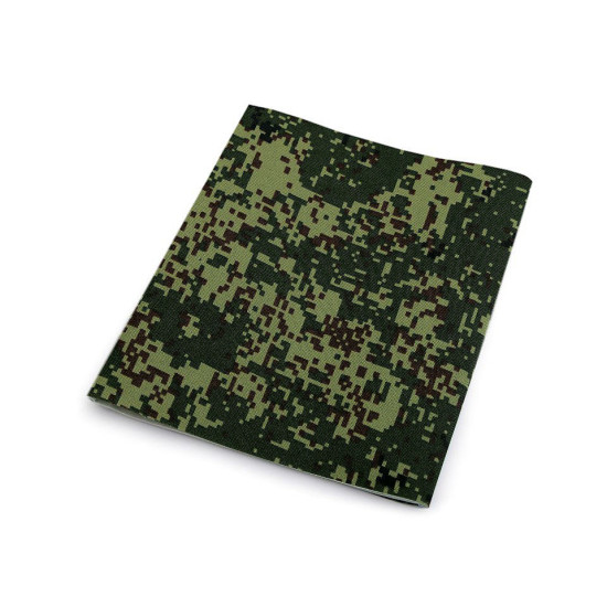 Camouflage iron-on patches 17x43 cm - Natural medium (20 Pieces)