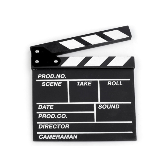 Film flap 20x20 cm - Black (6 Pieces)
