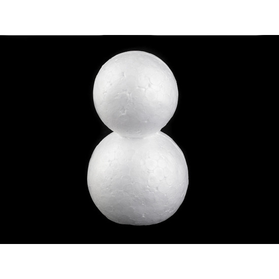 Bałwan styropianowy 6,7x11,5 cm - White (20 Sztuki) Bałwan styropianowy 6,7x11,5 cm - White (20 Sztuki)