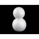 Bałwan styropianowy 6,7x11,5 cm - White (20 Sztuki) Bałwan styropianowy 6,7x11,5 cm - White (20 Sztuki)