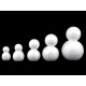 Bałwan styropianowy 6,7x11,5 cm - White (20 Sztuki) Bałwan styropianowy 6,7x11,5 cm - White (20 Sztuki)