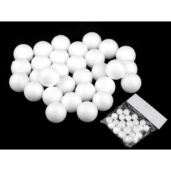 Bolas de poliestireno diy ø 2 cm - Blanco (1 Sobre) Bolas de poliestireno diy ø 2 cm - Blanco (1 Sobre)