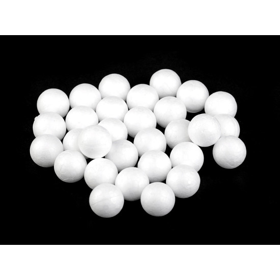 Bolas de poliestireno diy ø 2 cm - Blanco (1 Sobre) Bolas de poliestireno diy ø 2 cm - Blanco (1 Sobre)