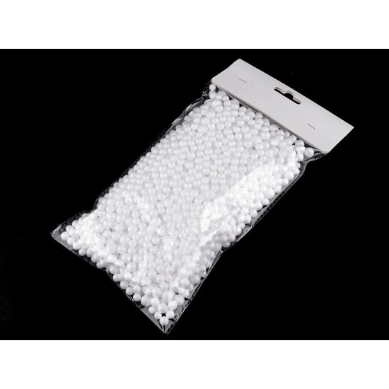 Bile polistiren ø5-8 mm - Alb (10 Saci) Bile polistiren ø5-8 mm - Alb (10 Saci)
