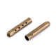 Chiusure per tubi con estremità a cordoncino, dimensioni: ø 4 mm - Nichel nero (50 Pezzi) Chiusure per tubi con estremità a cordoncino, dimensioni: ø 4 mm - Nichel nero (50 Pezzi)