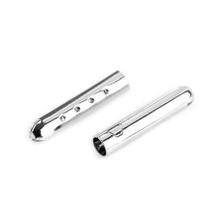 Chiusure per tubi con estremità a cordoncino, dimensioni: ø 4 mm - Nichel (10 Pezzi)