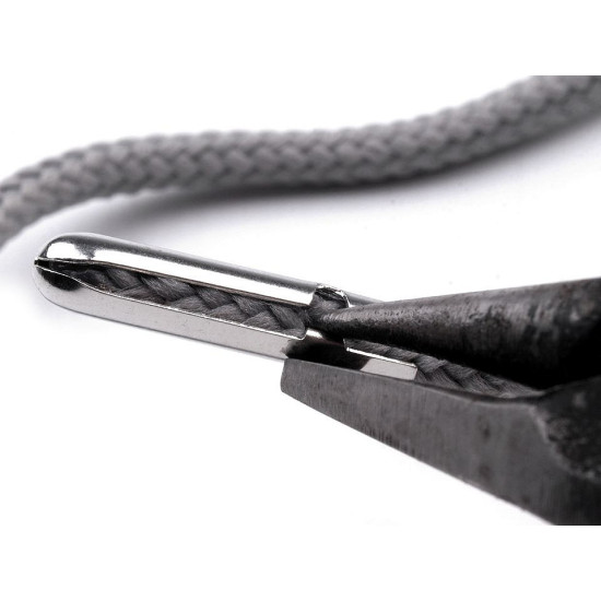 Chiusure per tubi con estremità a cordoncino, dimensioni: ø 4 mm - Nichel nero (50 Pezzi) Chiusure per tubi con estremità a cordoncino, dimensioni: ø 4 mm - Nichel nero (50 Pezzi)