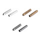 Chiusure per tubi con estremità a cordoncino, dimensioni: ø 4 mm - Nichel nero (50 Pezzi) Chiusure per tubi con estremità a cordoncino, dimensioni: ø 4 mm - Nichel nero (50 Pezzi)