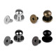 Screw in button head nail rivets ø7 mm - Black varnish (200 Pairs) Screw in button head nail rivets ø7 mm - Black varnish (200 Pairs)