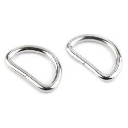 Półkółko szerokość 32 mm - Nikiel (10 Sztuki)