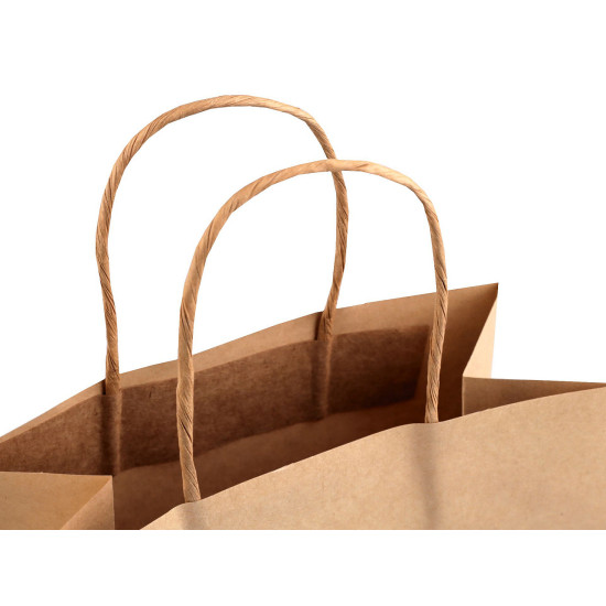 Paper bag stoklasa, middle size 20x30 cm - Natural brown (100 Pieces) Paper bag stoklasa, middle size 20x30 cm - Natural brown (100 Pieces)