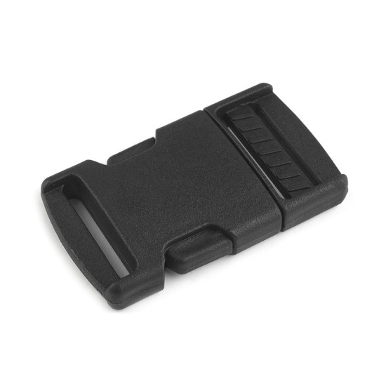 Plastic side release buckle with strap adjuster width 25 mm - Dark green (20 Pairs) Plastic side release buckle with strap adjuster width 25 mm - Dark green (20 Pairs)